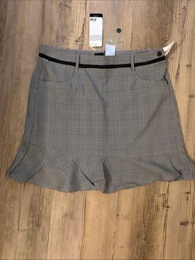 Plaid Skort